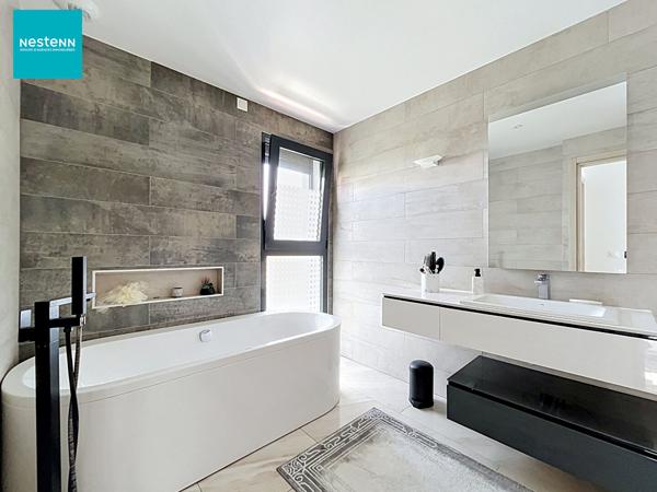 EPAGNY METZ-TESSY _ Maison contemporaine de 175 m², avec piscine, jardin et sous-sol complet avec garage, à vendre