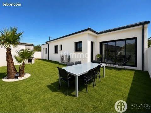 Maison neuve plain-pied 126m² terrain 420m² garage 20m²