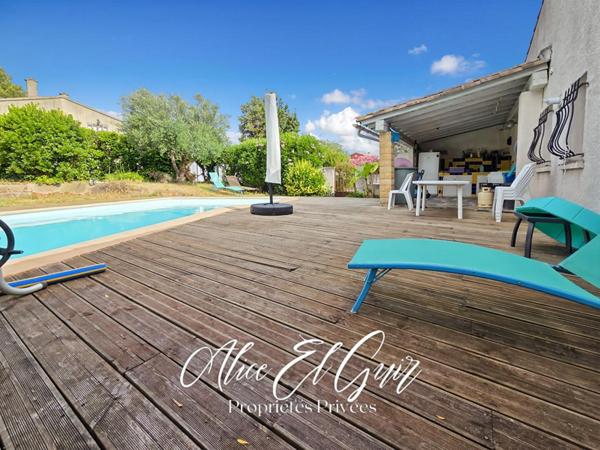 PROCHE CARCASSONNE - Maison T6 jardin garage piscine