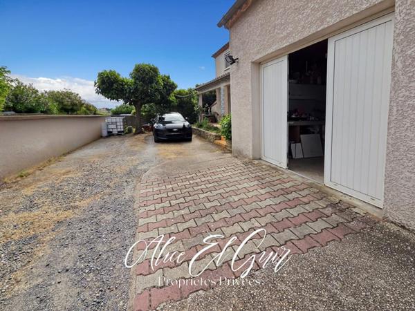 PROCHE CARCASSONNE - Maison T6 jardin garage piscine