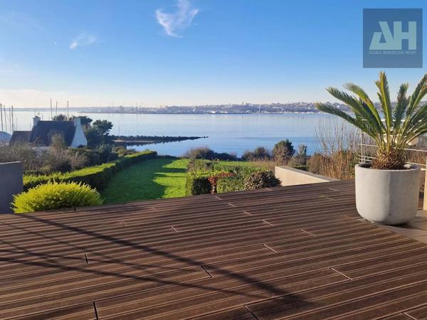 PLOUGASTEL-DAOULAS - KERALIOU - MAISON AVEC VUE PANORAMIQUE SUR LA RADE DE BREST - EXCEPTIONNEL