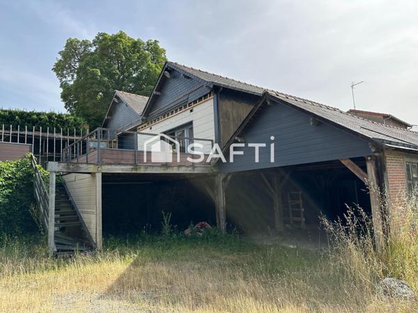 Opportunité d'investissement – Local commercial/artisanal de 350 m² sur grand terrain, fort potentiel de réhabilitation