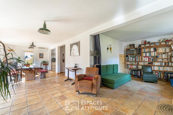 Mas provençal contemporain éco-responsable avec piscine