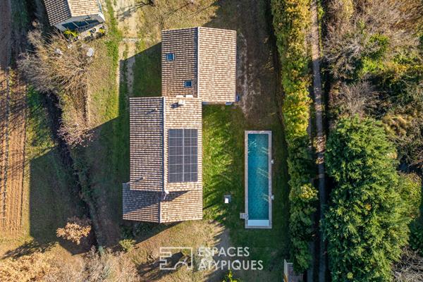 Mas provençal contemporain éco-responsable avec piscine