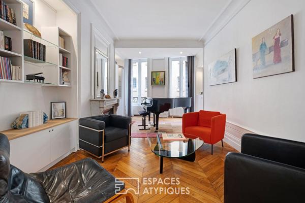 Appartement ancien rénové en plein coeur du quartier Ainay
