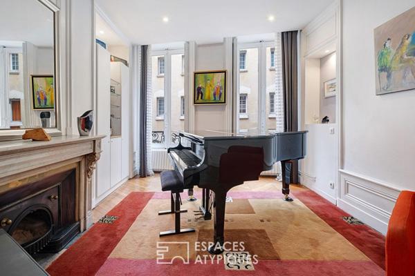 Appartement ancien rénové en plein coeur du quartier Ainay