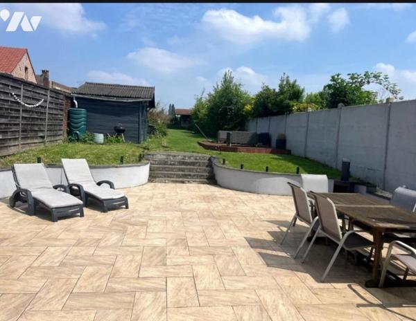 HALLUIN - MAISON  127 M2 HAB  SUR UN TERRAIN DE 600 M2  ENVIRON  - 