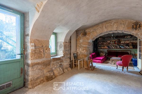 Maison ancienne et jardin avec vue exceptionnelle à Carrières sur Seine