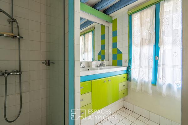 Maison ancienne et jardin avec vue exceptionnelle à Carrières sur Seine