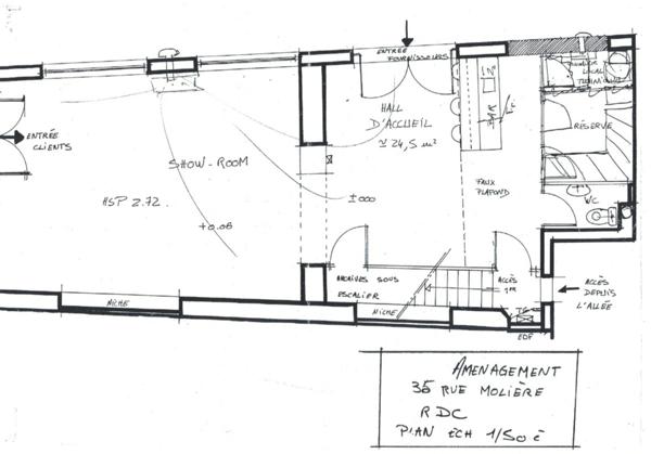 125 m² Locaux commerciaux LYON 6EME / A DIVISER idéal Investissement Location Courte Durée