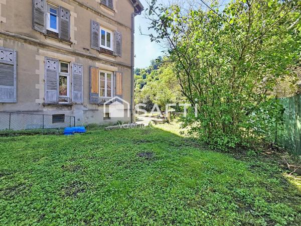 Tullins - Appartement T4 - 104,42m² habitables avec jardin.