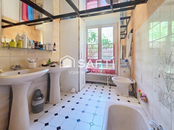 Tullins - Appartement T4 - 104,42m² habitables avec jardin.