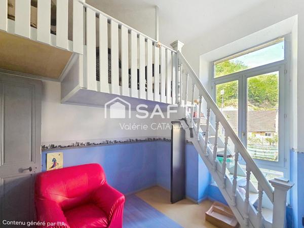 Tullins - Appartement T4 - 104,42m² habitables avec jardin.