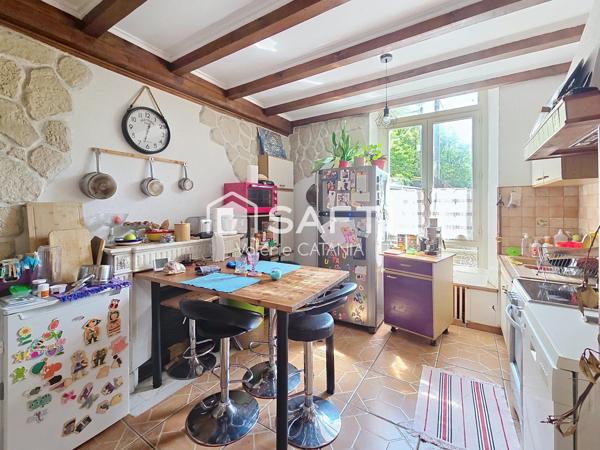 Tullins - Appartement T4 - 104,42m² habitables avec jardin.