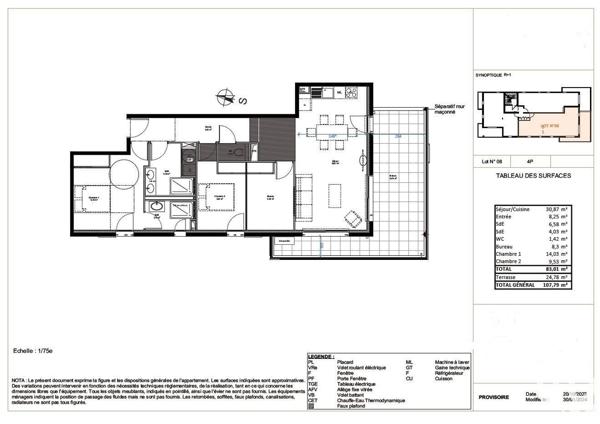 Appartement à vendre 4 pièces 83 m² Saint-Raphaël