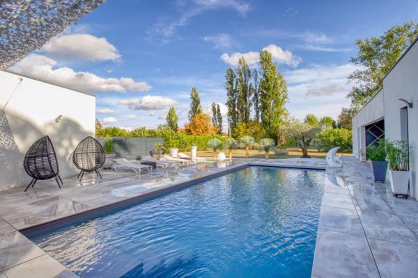 Villa contemporaine de plain-pied 182m2 avec piscine Albi Madeleine
