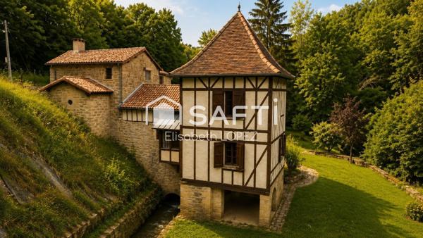 Caylus, Ancien Moulin du XVIII? siècle, un lieu de vie hors du temps