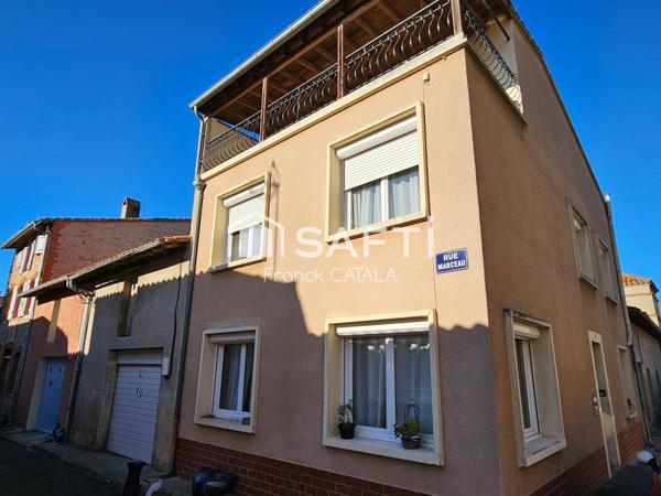 Maison de ville avec terrasse sur le toit