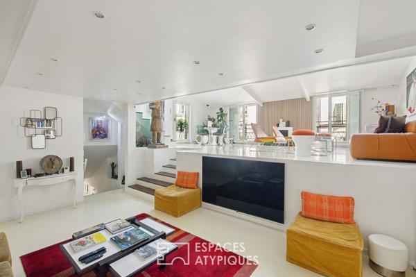 Maison de ville mixte esprit loft au coeur des Abbesses