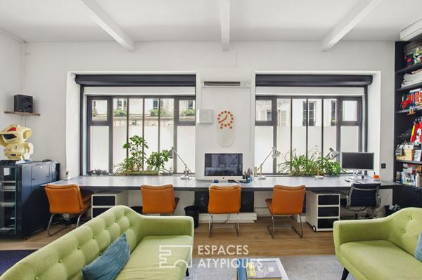 Maison de ville mixte esprit loft au coeur des Abbesses