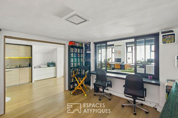 Maison de ville mixte esprit loft au coeur des Abbesses
