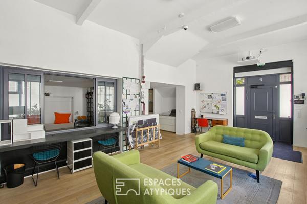 Maison de ville mixte esprit loft au coeur des Abbesses