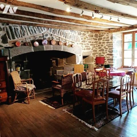 A VENDRE à ALLY (Cantal), dans un parc arboré de 2.565m², une magnifique maison de famille avec...