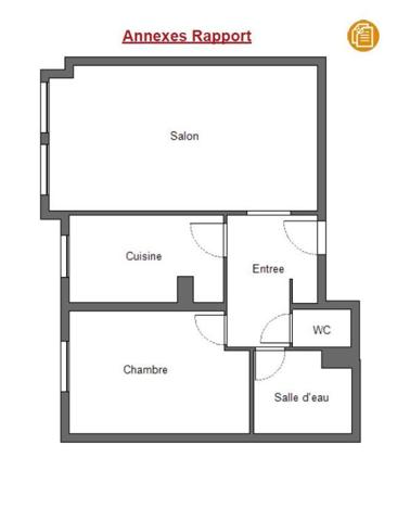Charmant 2 pièces de 53m² avec vue sur le Parc du Château