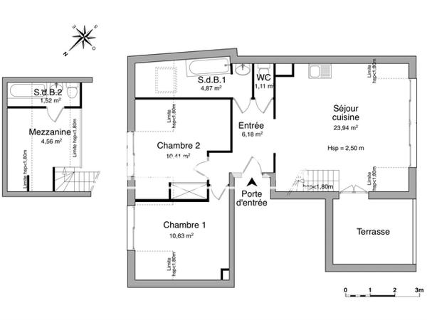 Location Appartement 3 pièces 63.22 m² - 1 AVENUE DU VERNAY Thonon Les Bains 74200