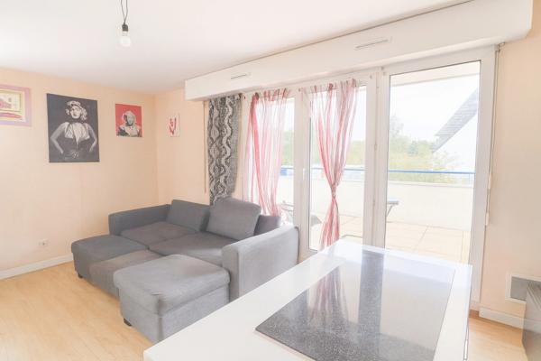 Finistère (29) – À vendre à QUIMPER - Appartement Type 2 de 41 m² habitable - Terrasse