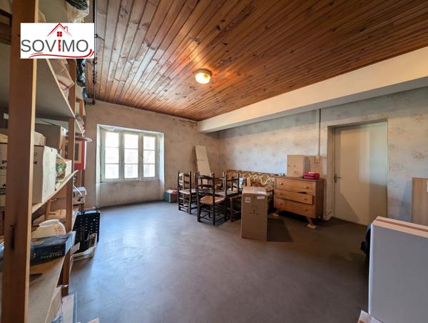 DANS UN JOLIE BOURG, IMMEUBLE LOUÉ AVEC LOCAL COMMERCIAL EN ACTIVITÉ