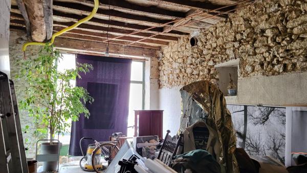24000 Perigueux maison divisée en 2 apparts  f2 et f3 et atelier professionnel  artistique et galerie