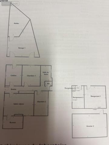 Maison à vendre à Le Grand-Lucé dans la Sarthe (72150), ref : 13816/1196   
CENTRE