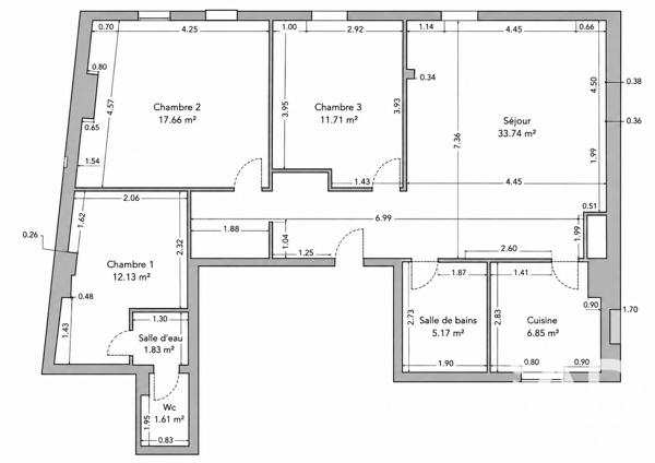 Appartement à vendre 4 pièces 92 m² Hyères