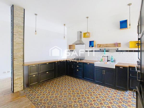 Maison de caractère 5 chambres 200m2 avec garage et jardin