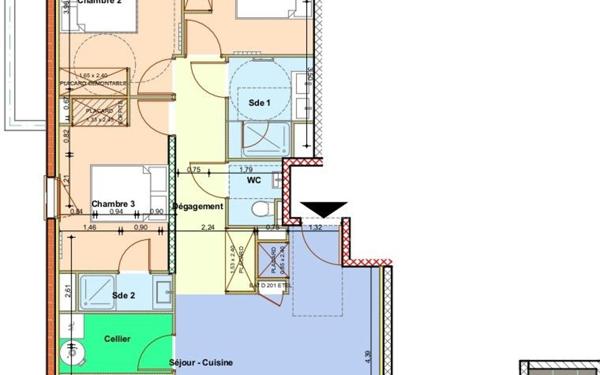 Appartement à vendre    4 pièces • 82,87 m2 Agde