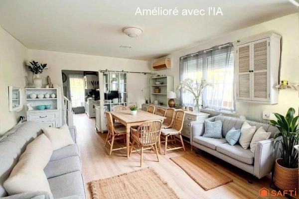 Deux chambres , terrasses, garage et stationnements