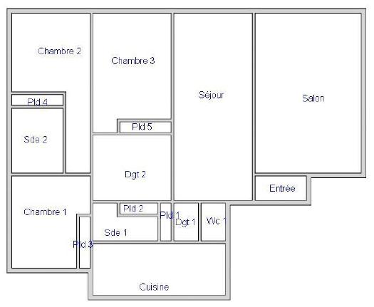 Appartement à vendre 5 pièces 122,01 m² Chartres