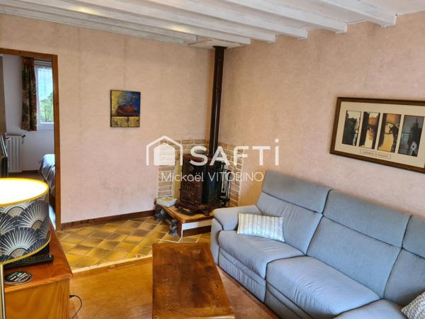 Havre de paix avec vue, terrain arboré, proche commodités