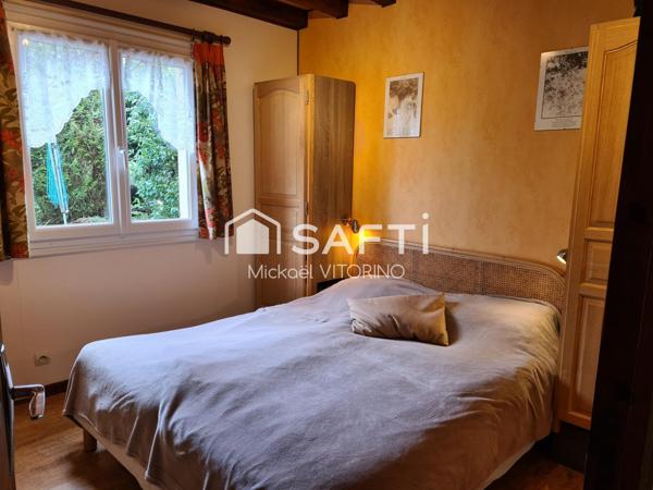 Havre de paix avec vue, terrain arboré, proche commodités