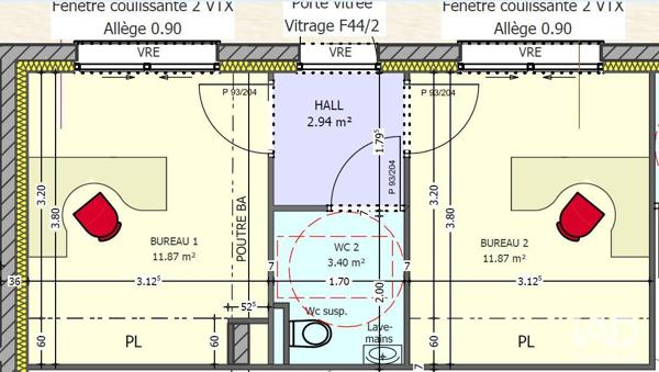 Location bureaux 30 m² Maisdon-sur-Sèvre