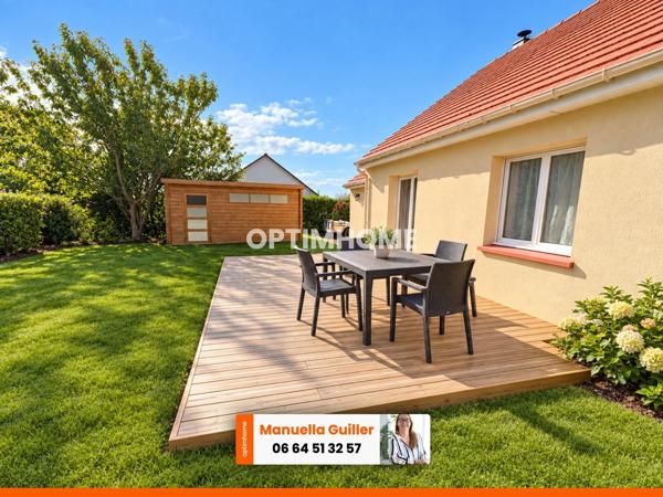 À 5 MINUTES DE LA MER – MAISON FAMILIALE DE PLAIN-PIED AVEC 4 CHAMBRES