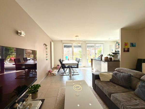 A vendre - Appartement Poisy 3 pièces 66.31 m² - Jardin - Cave - Garage possible