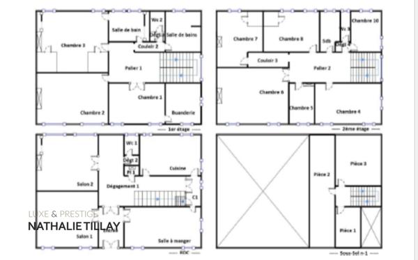 Orleans centre, a vendre, Hotel particulier de 465 m², parc paysagé et dépendances.
