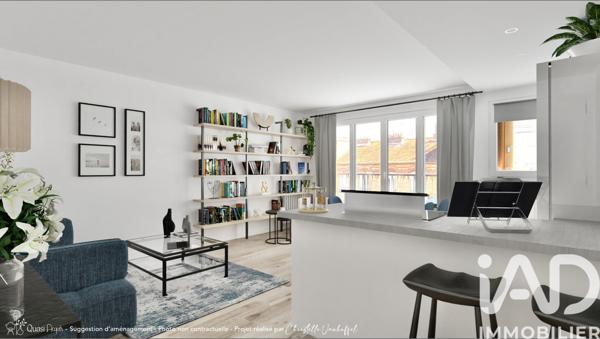 Appartement à vendre 2 pièces 45 m² Boulogne-Billancourt