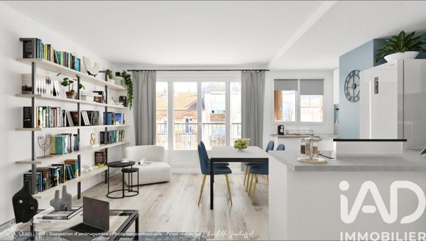 Appartement à vendre 2 pièces 45 m² Boulogne-Billancourt