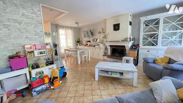 Maison individuelle sur sous-sol complet avec jardin – à rénover – 93 m² habitables environ