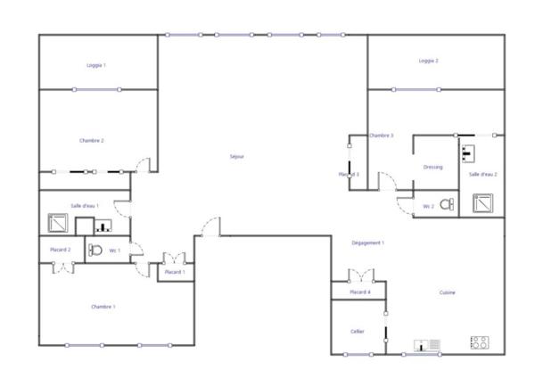 Appartement à vendre 4 pièces HYERES (83) - 147m2- 4ème et dernièr Etage- Accès direct GARAGE