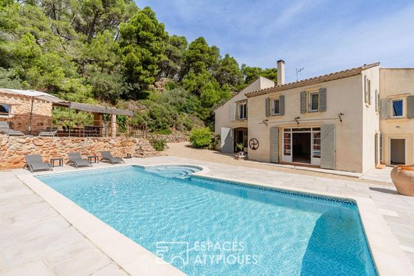 Bastide d’exception avec piscine à Narbonne Plage