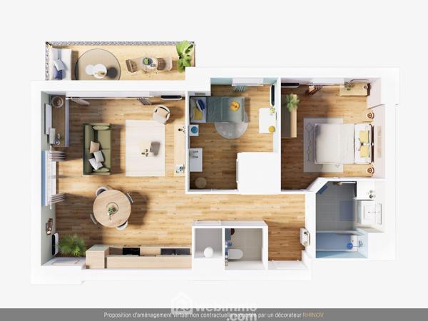 Appartement 62.09 m² à Poitiers 86000